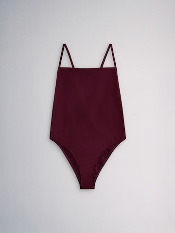 The Set Swimsuit in Brown