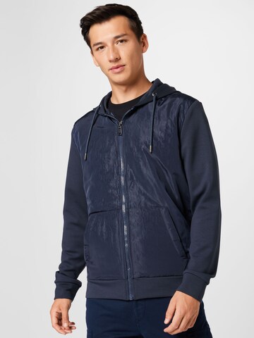 JOOP! Jeans Sweat jacket in Blue: front