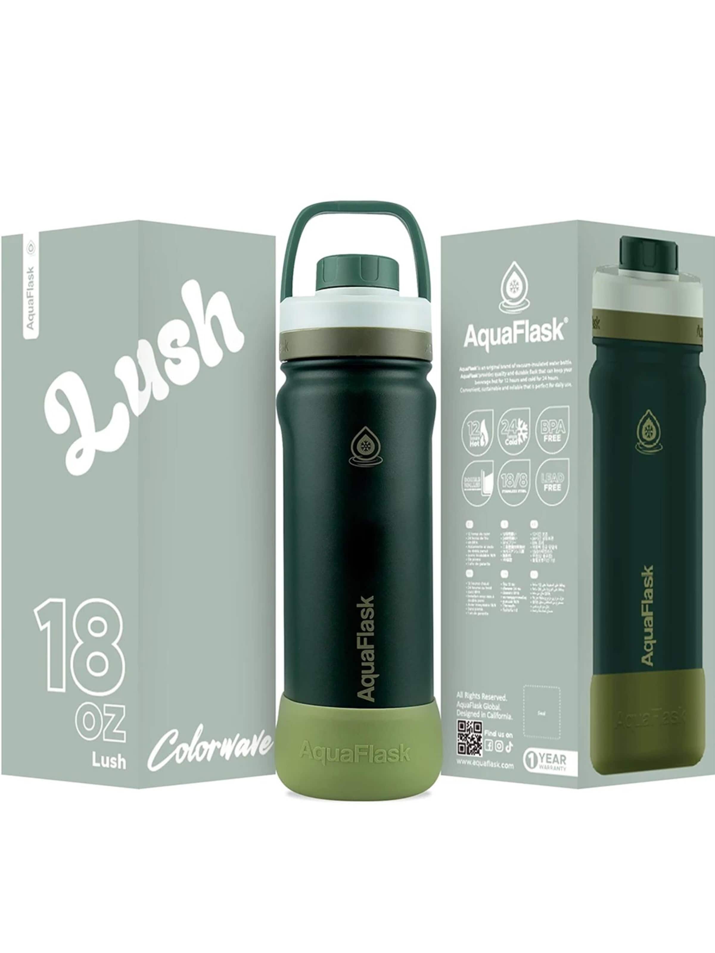 AquaFlask Láhev na vodu 'AquaFlask Termoláhev COLORWAVE 532 ml' – zelená
