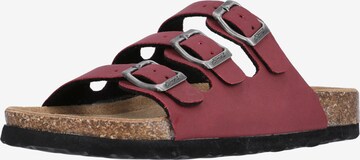 Cruz Mules 'Santa' in Red: front