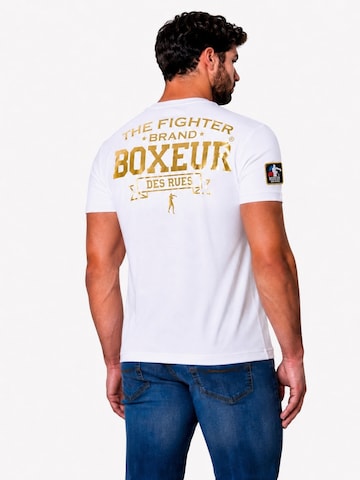 Boxeur des Rues Shirt 'Herren T-Shirt 2er-Pack Boxeur des Rues Slim Fit: Weiß, Goldenes Logo + Intensives Orange'‌‌‌‌‌‌‌ in Mischfarben
