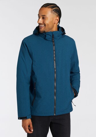 KILLTEC Outdoor jacket in Blue: front
