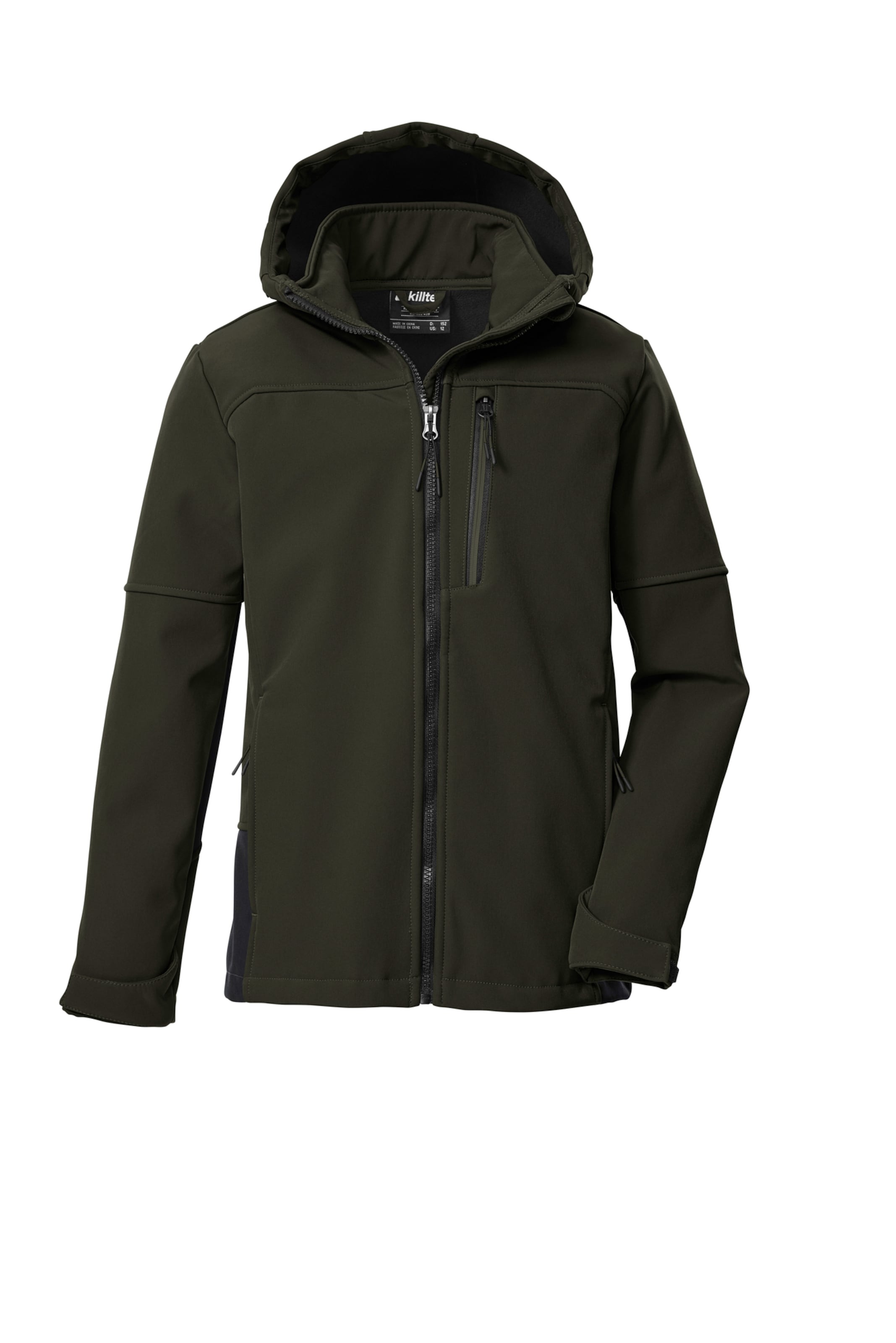 KILLTEC Outdoor jacket in Green: front