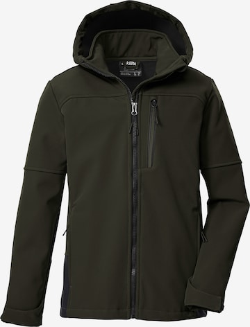 KILLTEC Outdoor jacket in Green: front