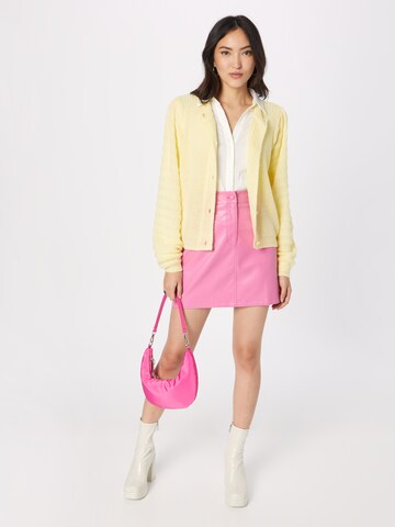 Cardigan Moves en jaune