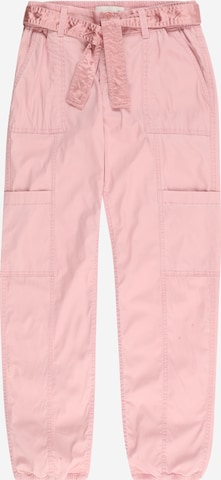 Abercrombie & Fitch Tapered Pants 'MAY' in Pink: front