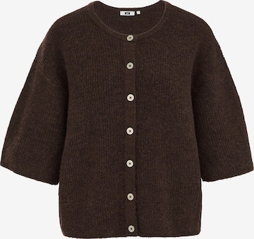 WE Fashion Neuletakki värissä ruskea: etupuoli