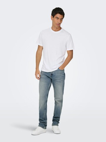 Only & Sons Baggy Jeans 'Edge' in Blauw