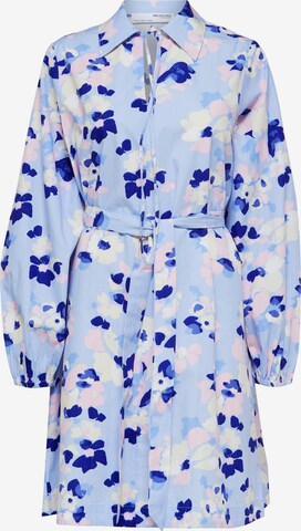 Robe 'CHARLENE' SELECTED FEMME en bleu : devant