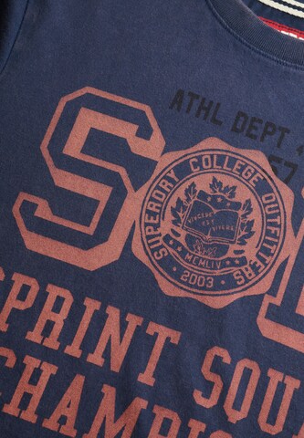 Superdry & Co - Camiseta 'Vintage Prep' en azul