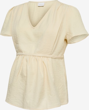 MAMALICIOUS Paita 'MLFLOW' värissä beige: etupuoli