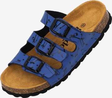 Palado Slippers 'Kids Capri B Print' in Blue: front