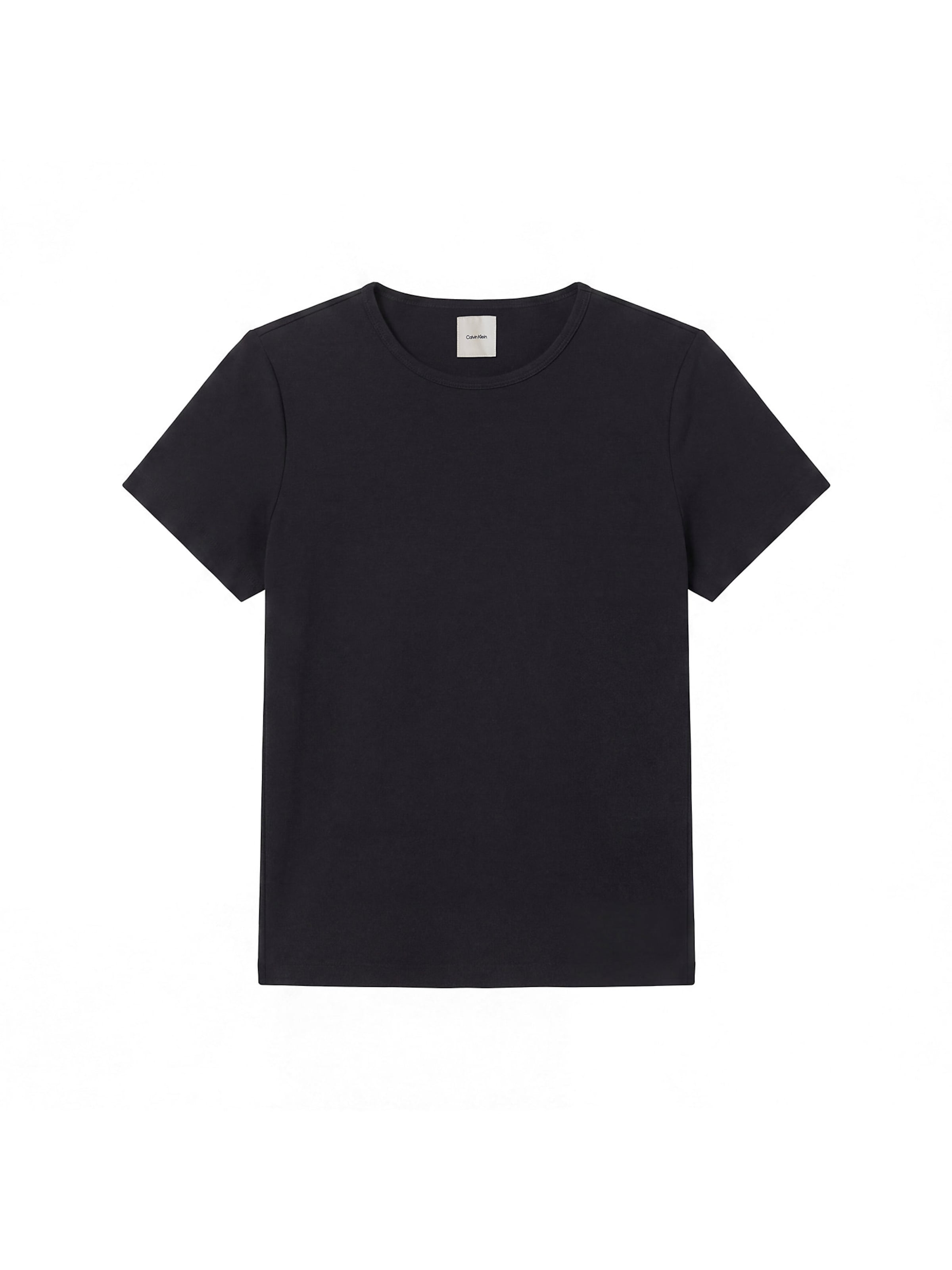 T-shirt Calvin Klein en noir : devant