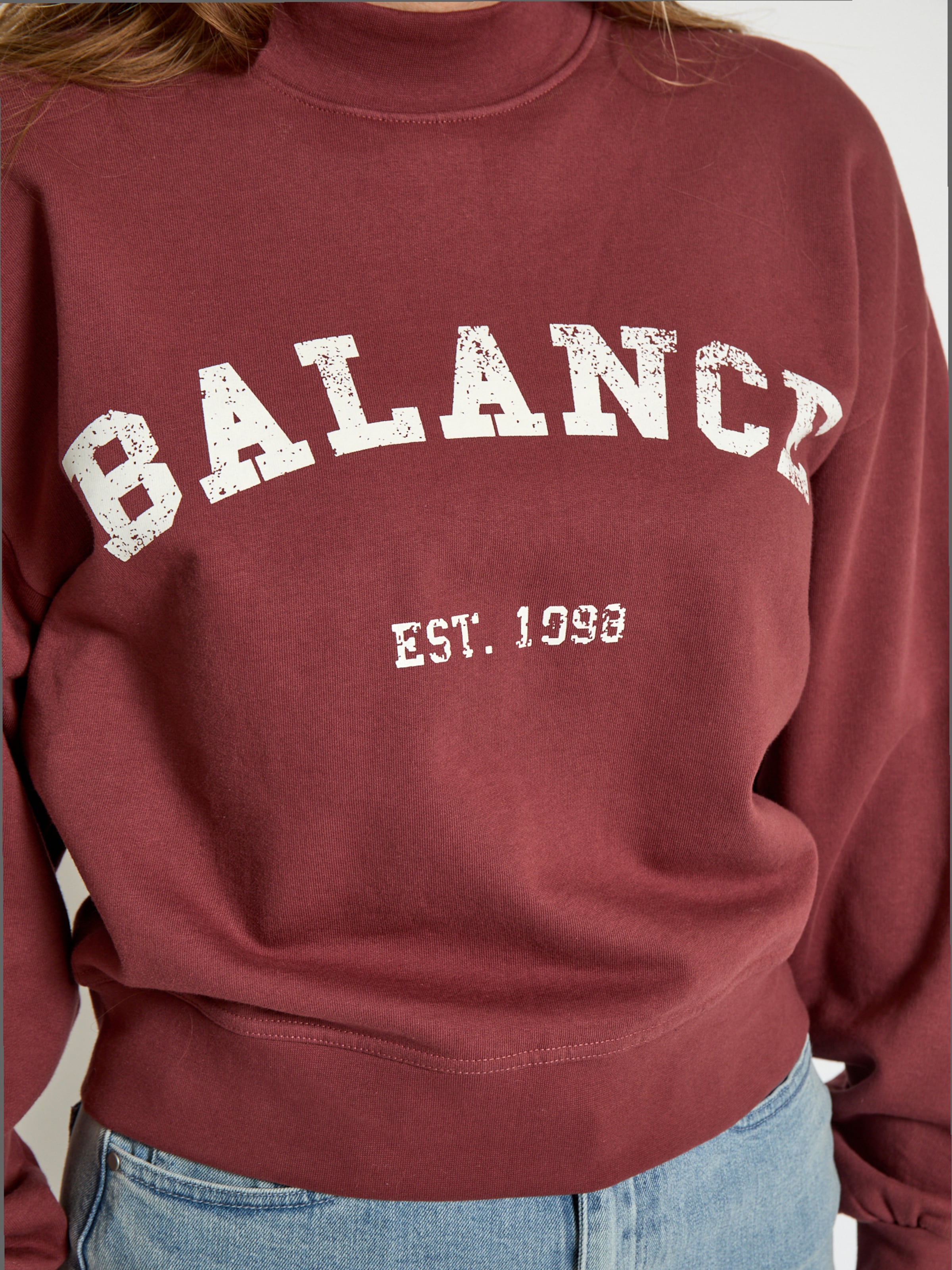 minus - Sweatshirt 'Maya' em vermelho