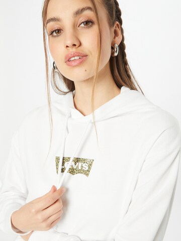 Sweat-shirt 'Graphic Standard Hoodie' LEVI'S ® en blanc