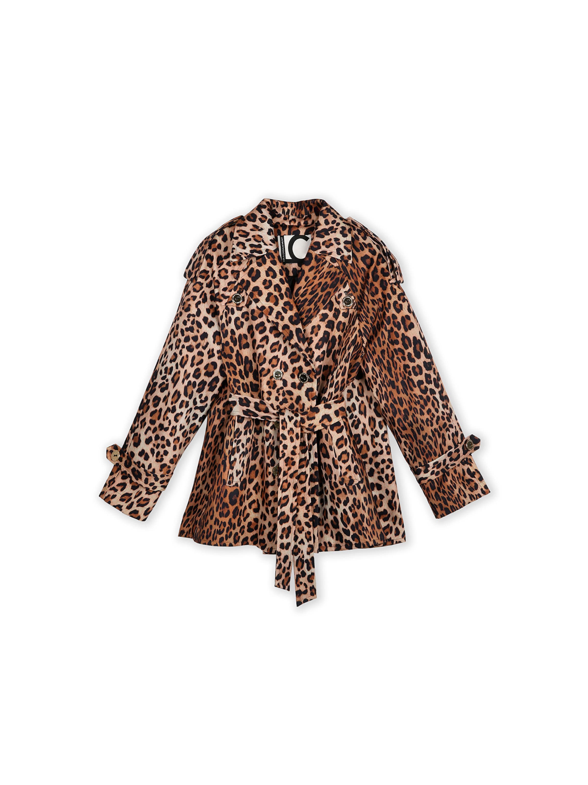 Lola Casademunt Přechodný kabát – hnědá: přední strana