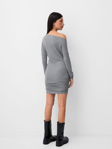 Bershka Dress in Grey