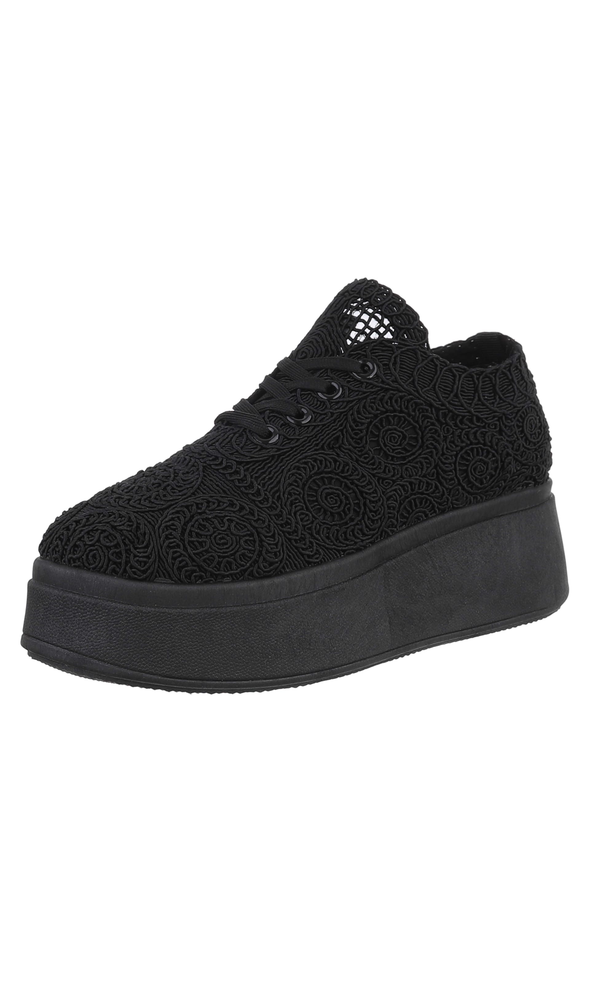 Ital-Design Sneaker in 36 in schwarz, Produktansicht