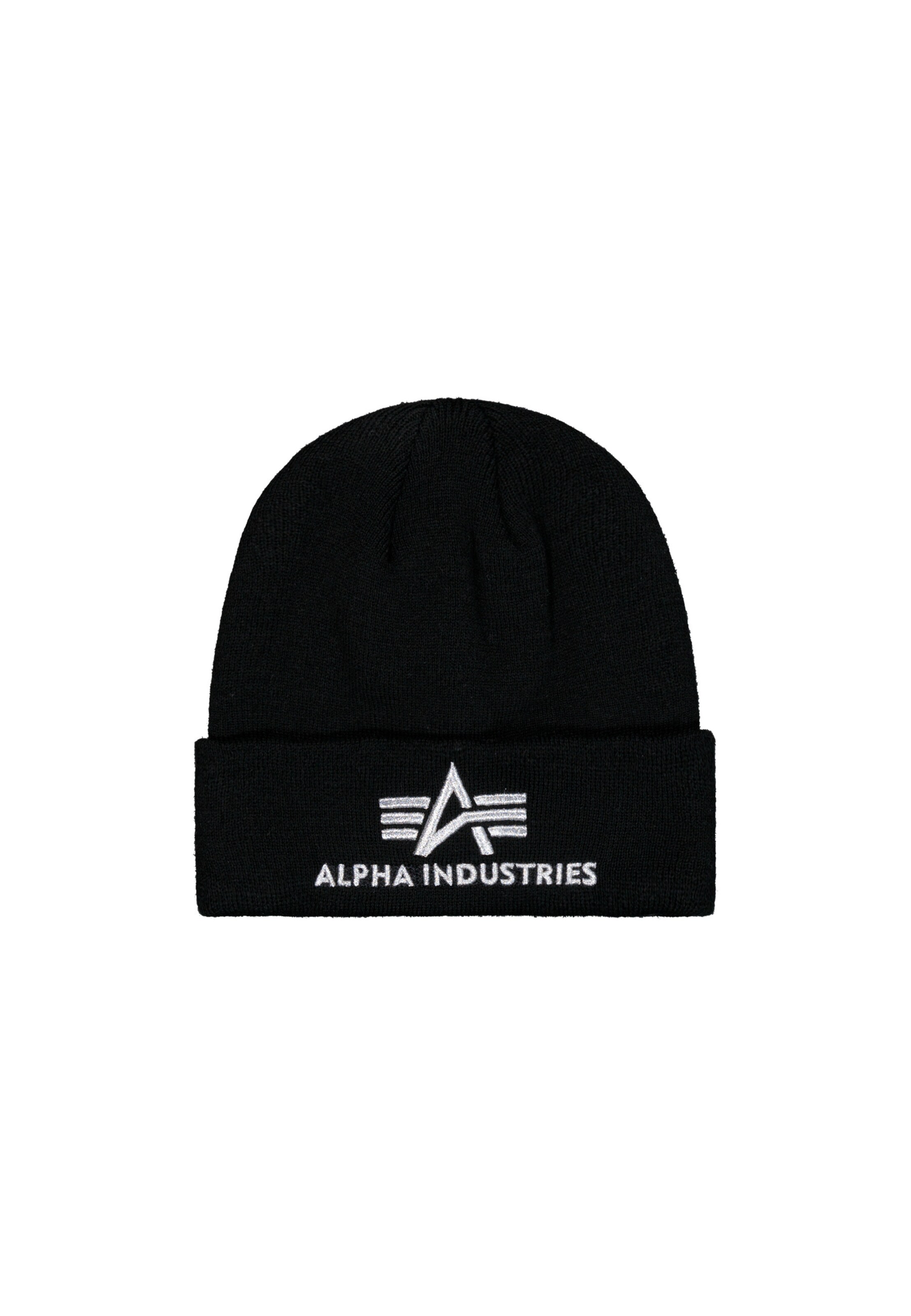 ALPHA INDUSTRIES Czapka w kolorze czarny: przód