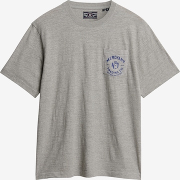 Superdry & Co T-Shirt 'Merchant Store' in Grau: Vorderseite