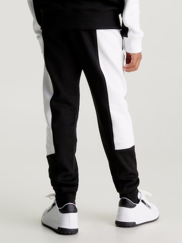 Calvin Klein Jeans Tapered Trousers in Black