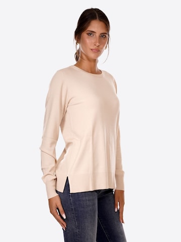 Yes Zee Sweater 'Maglia' in Beige