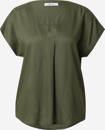ABOUT YOU Shirt 'Joanna' in Groen: voorkant