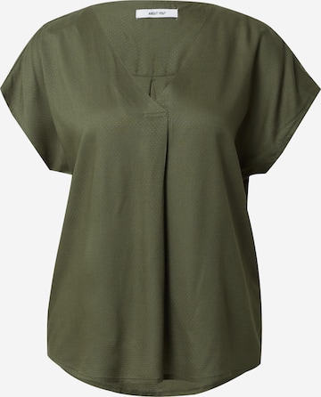 ABOUT YOU - Camisa 'Joanna' em verde: frente