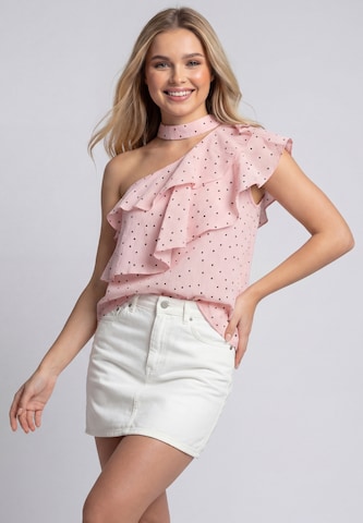 Chemisier 'Fashion Look' MAIRE en rose : devant