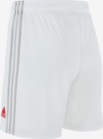 ADIDAS PERFORMANCE Regular Workout Pants 'Ajax 21/22' in White