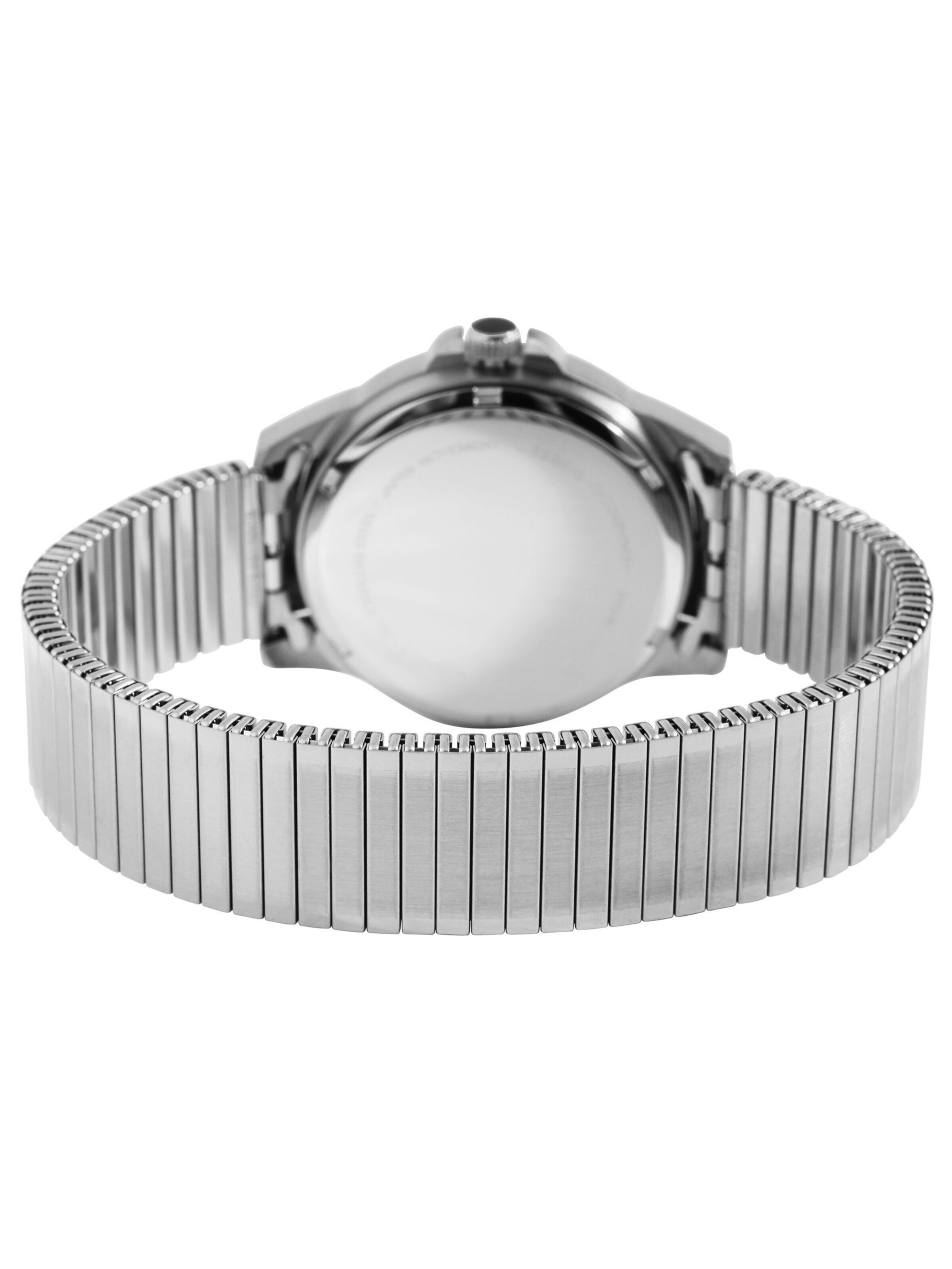 JUST Analog Watch 'Roswin, Datumsanzeige' in Silver