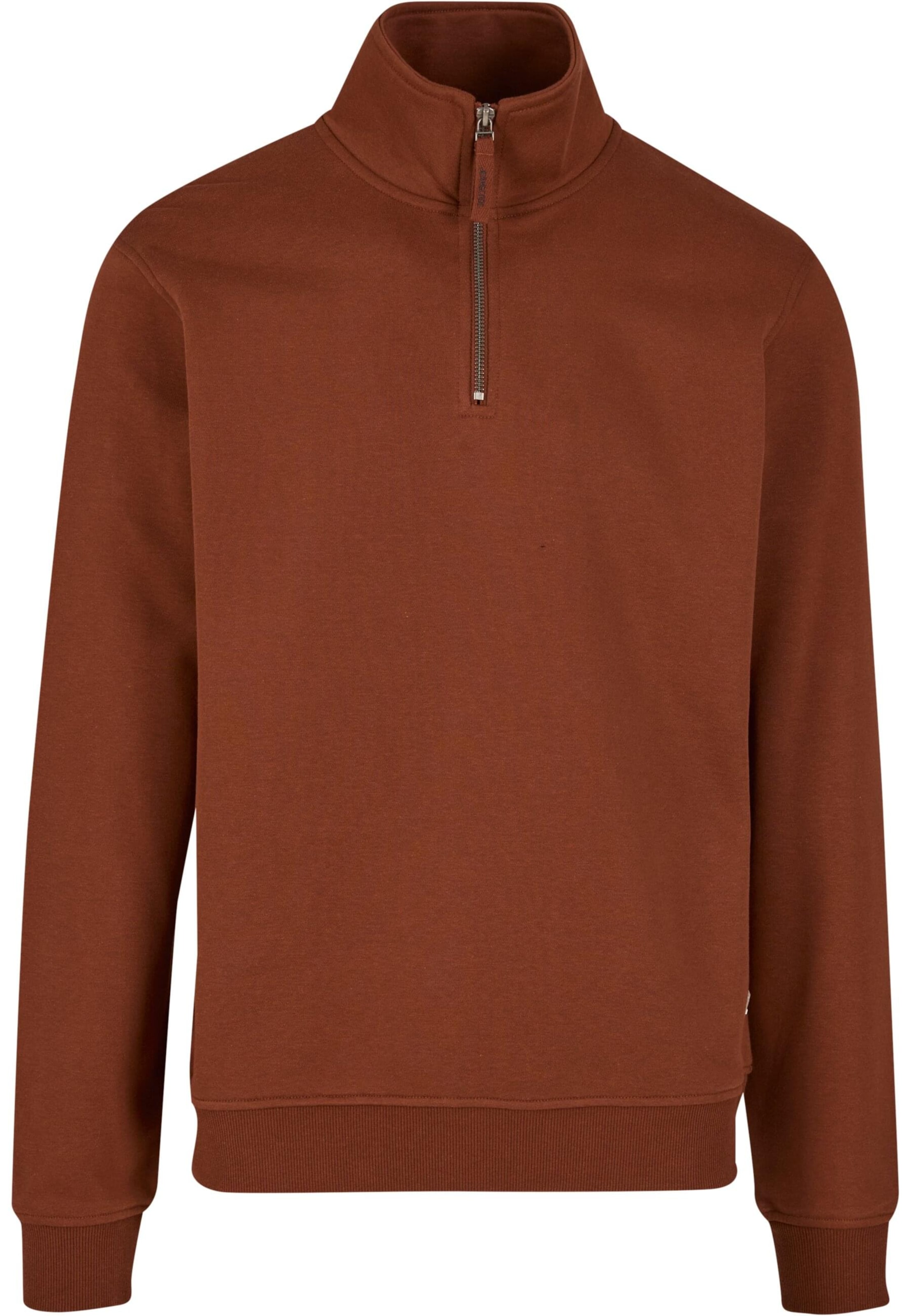 INDICODE JEANS Mikina 'Portal' – hnědá: přední strana