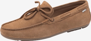 Ombre Moccasins in Brown: front
