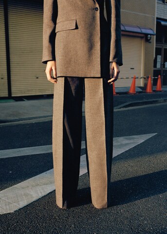 MANGO Regular Pants 'Ruben' in Brown: front