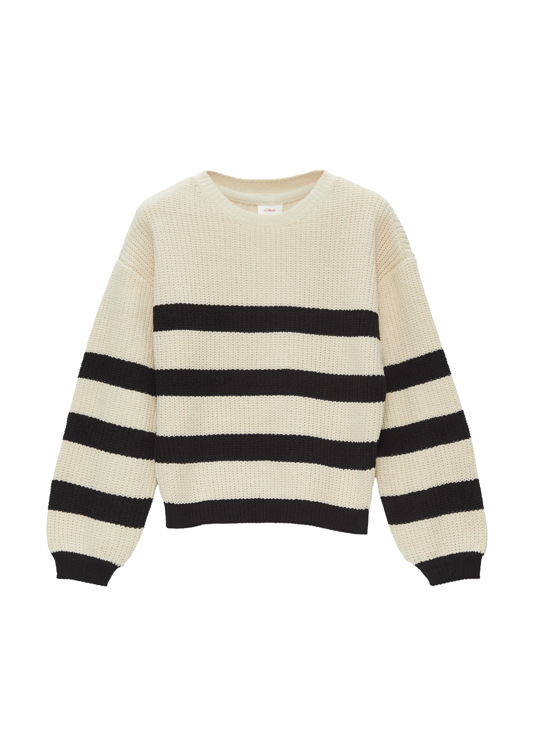 s.Oliver Pullover in Beige: Vorderseite
