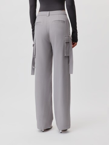 LeGer by Lena Gercke Loose fit Cargo trousers 'Eve Tall' in Grey