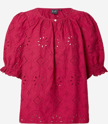 Camicia da donna 'Eyelet' di GAP in rosso: frontale