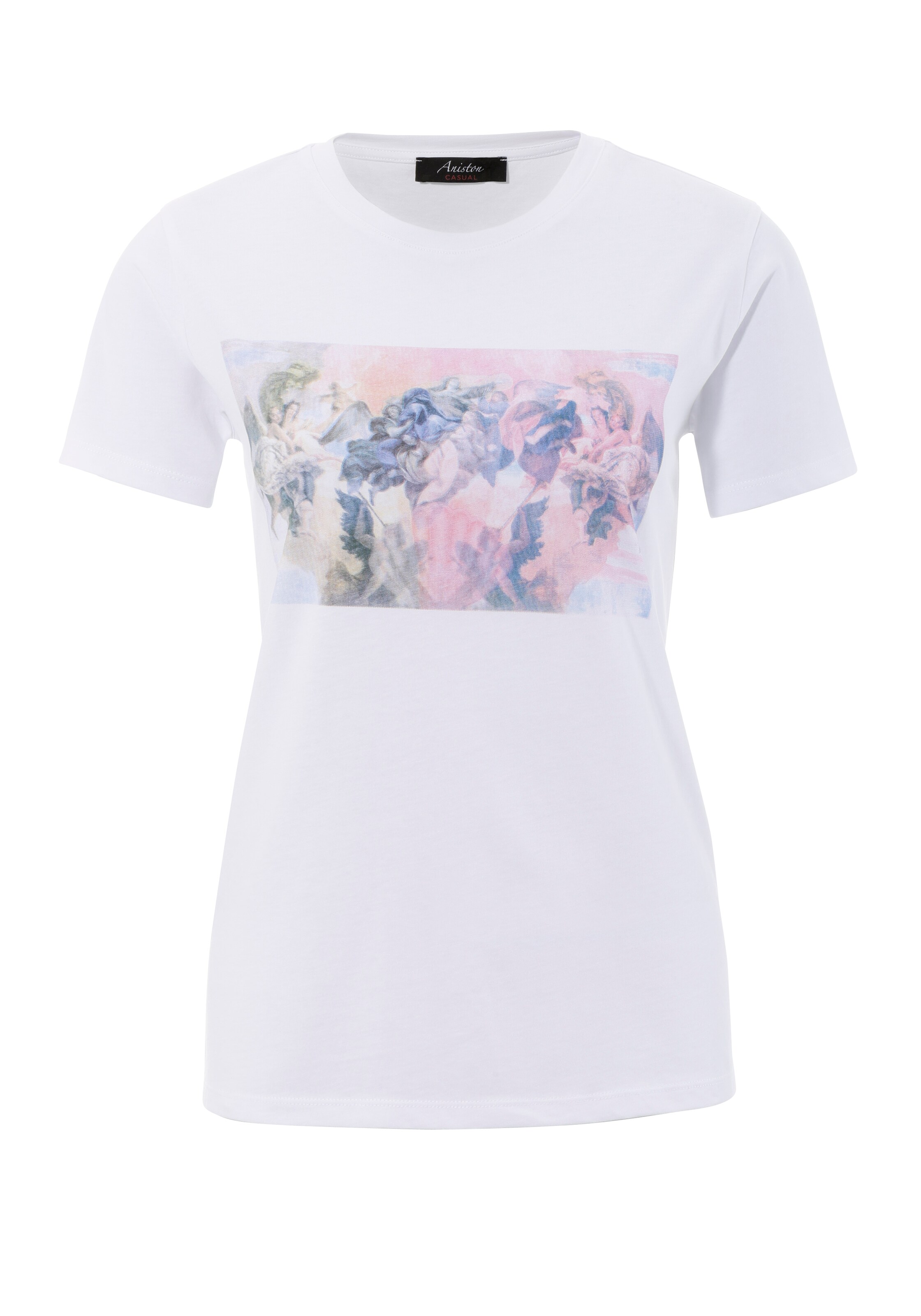 Frauen Shirts & Tops Aniston CASUAL Aniston CASUAL T-Shirt in Weiß - LX12962 Frauen Shirts & Tops Aniston CASUAL Aniston CASUAL T-Shirt in Weiß - LX12962