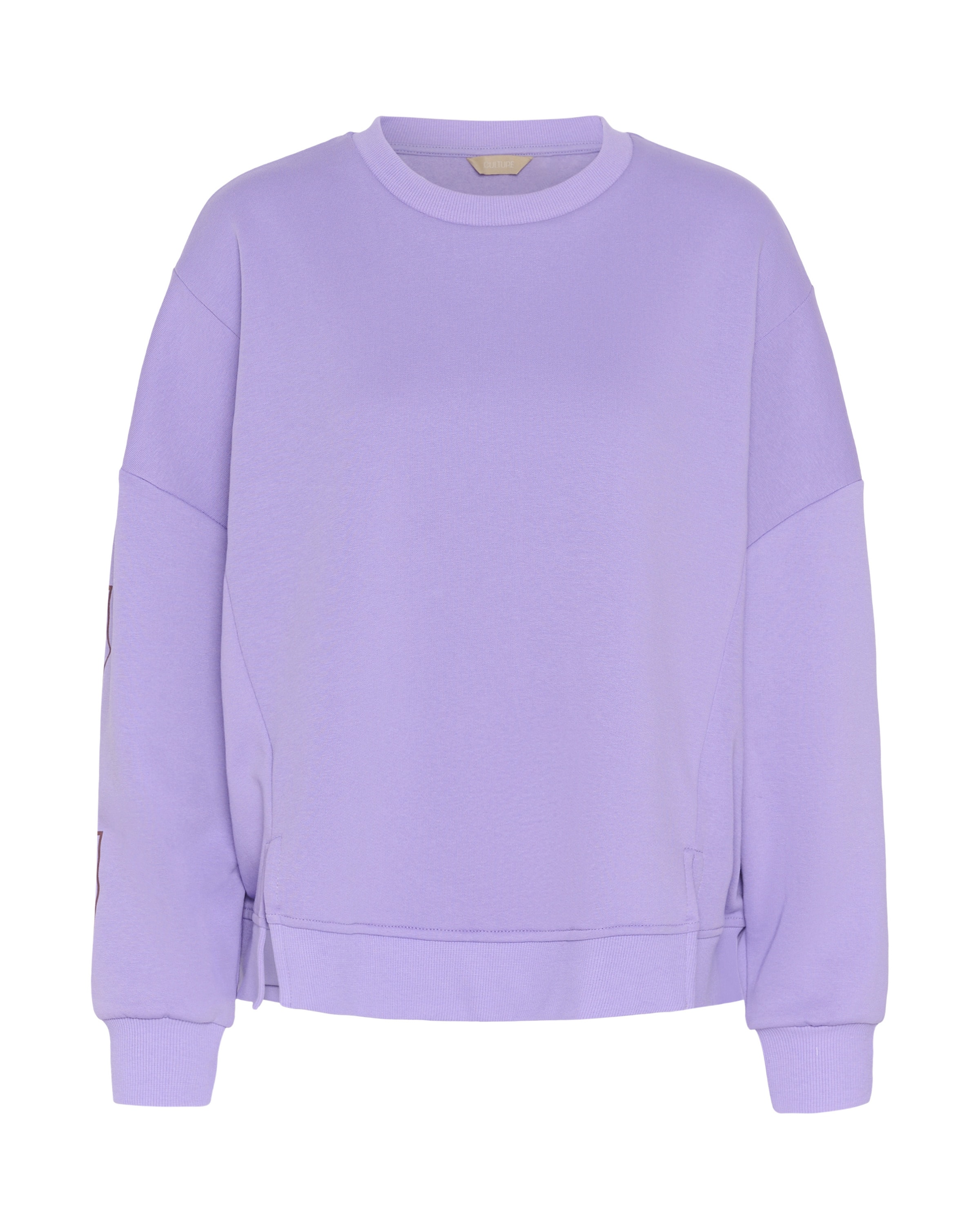 CULTURE - Sweatshirt 'Angela Charlie' em roxo: frente