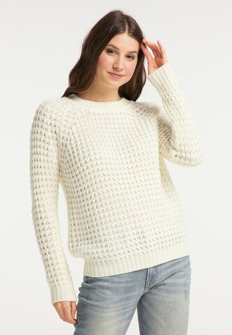 MYMO Strickpullover in Weiß: predná strana