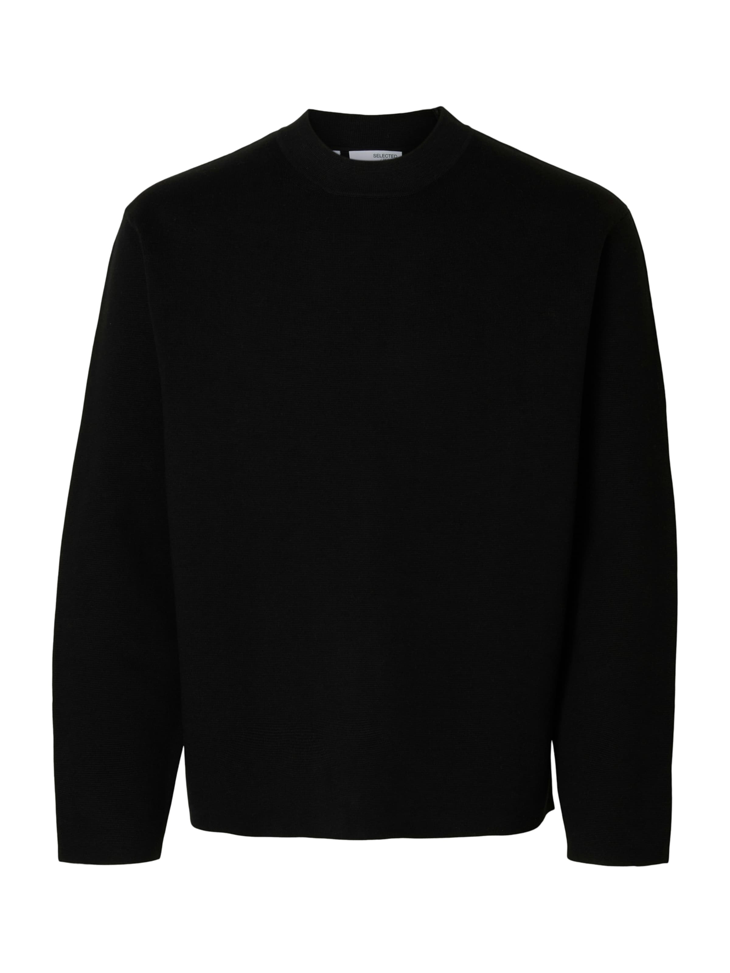 SELECTED Sweater 'SLHMIKE' in Black: front