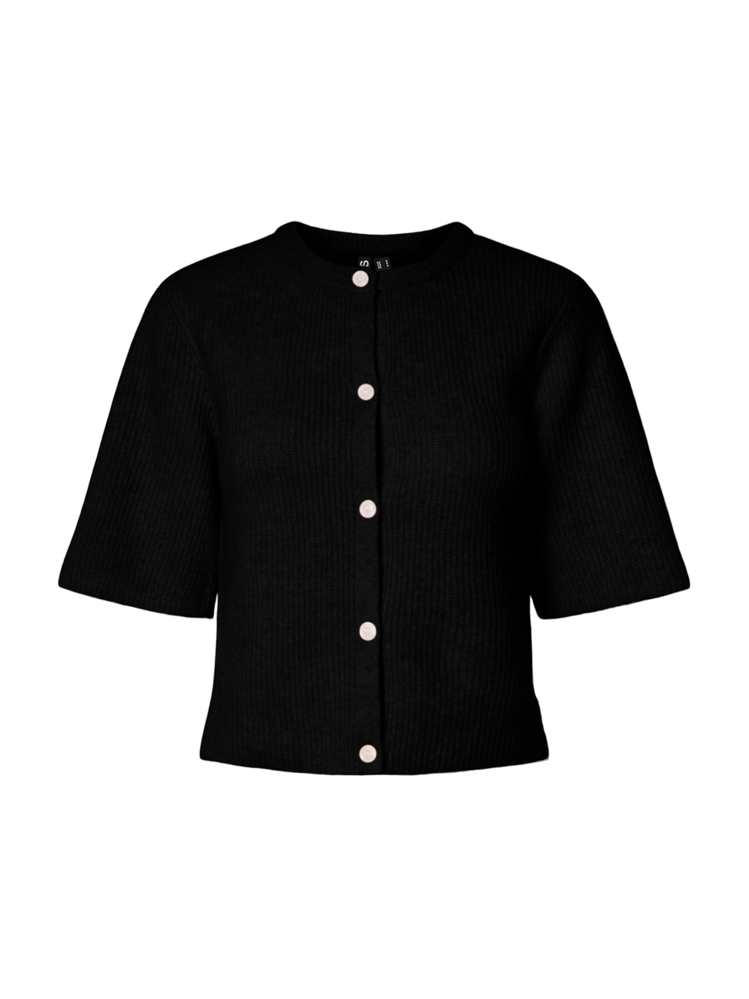 PIECES Kardigan 'PCSilly' – černá: přední strana