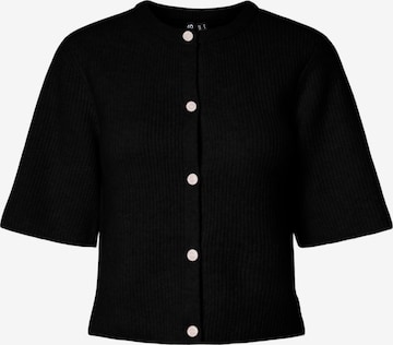 Cardigan 'PCSilly' PIECES en noir : devant