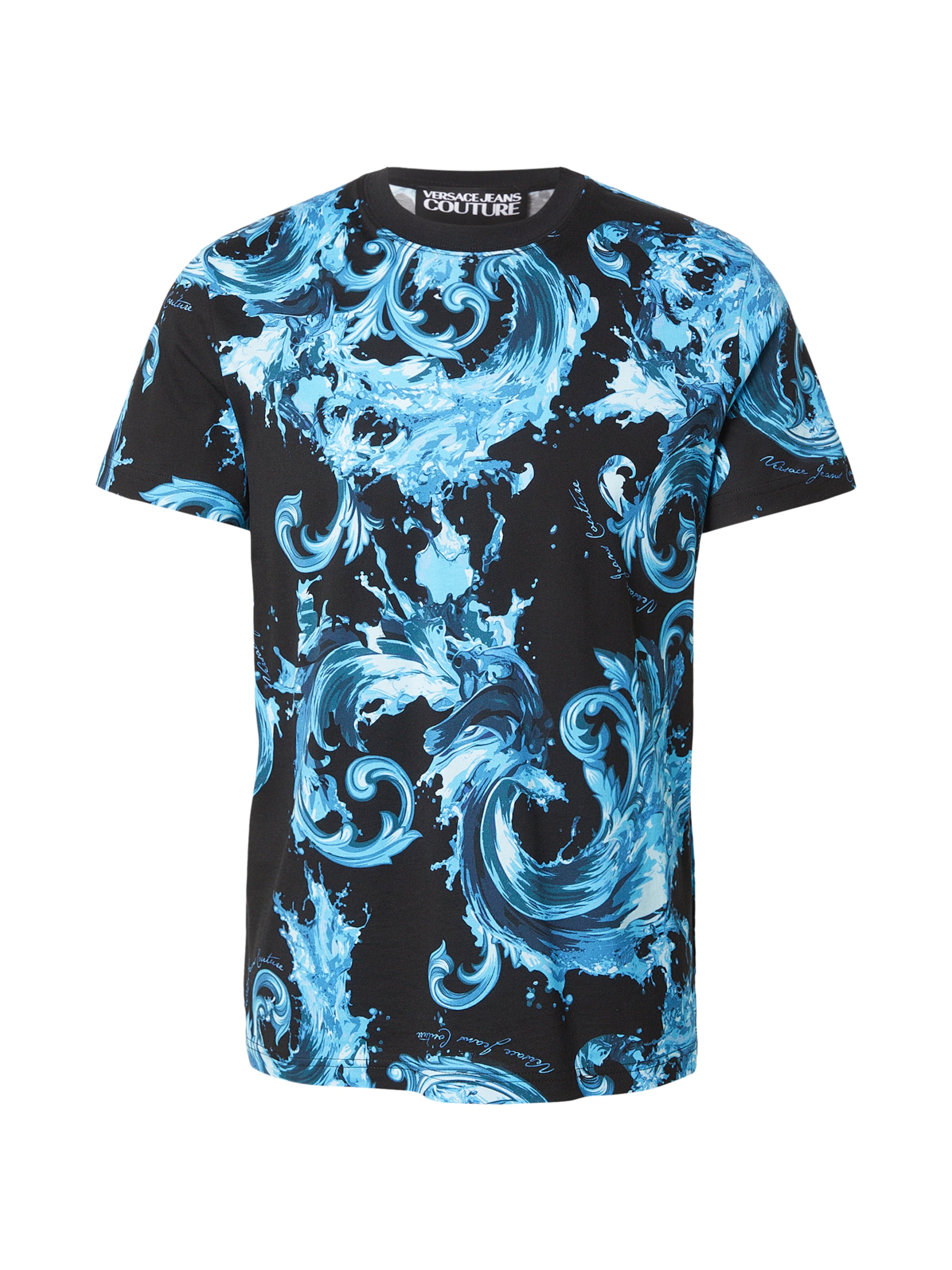 Versace Jeans Couture T-Shirt '80GAH6S0' in Schwarz: Vorderseite