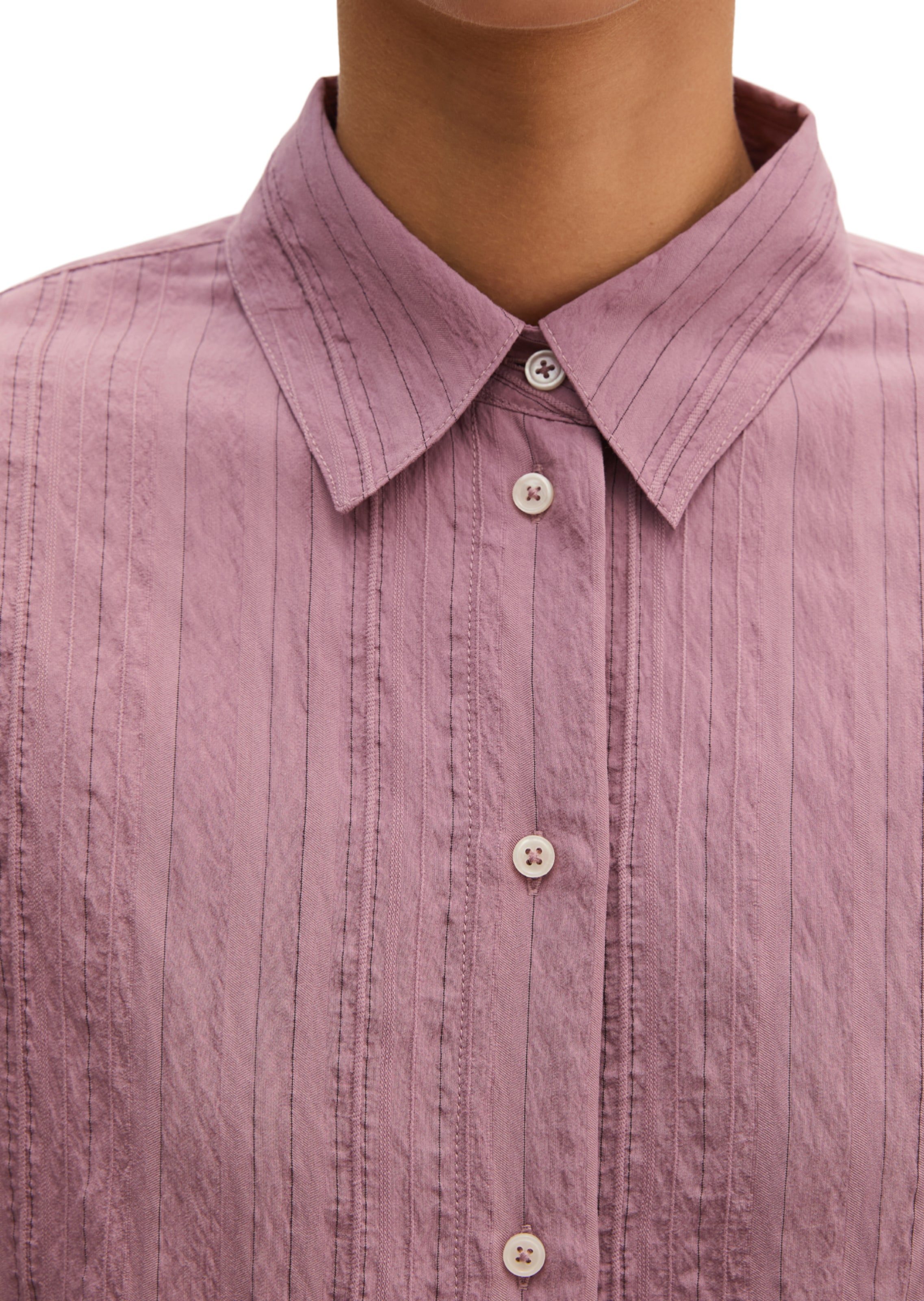 Marc O'Polo Blouse in Pink: front