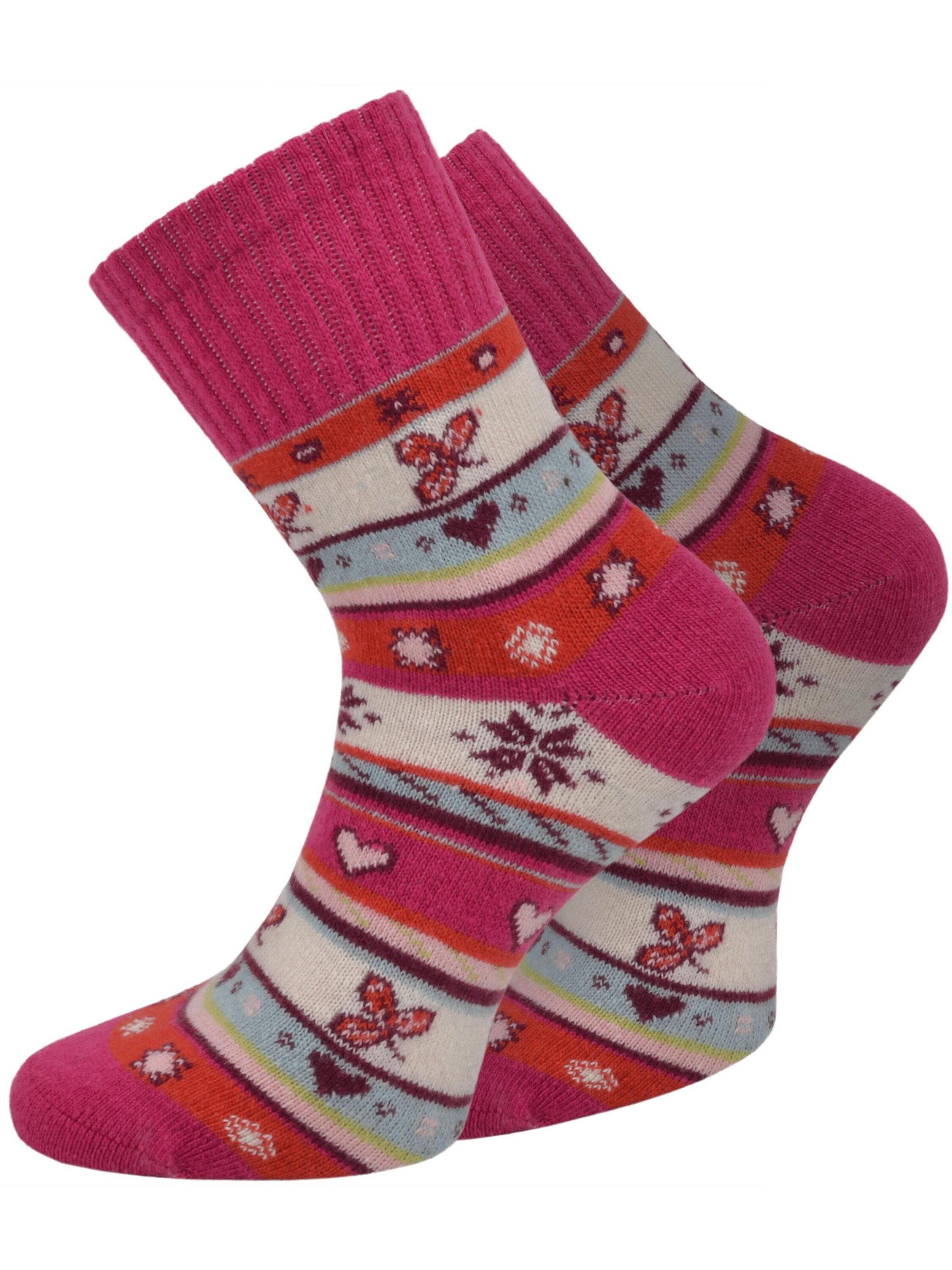 normani Sokken in Roze: voorkant