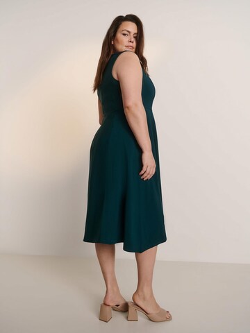 Guido Maria Kretschmer Curvy Платье 'Camille' в Зеленый