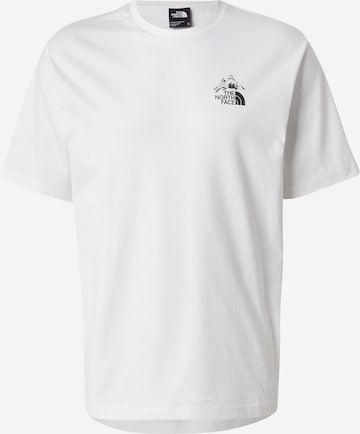 THE NORTH FACE Μπλουζάκι 'U HKE' σε λευκό: μπροστά
