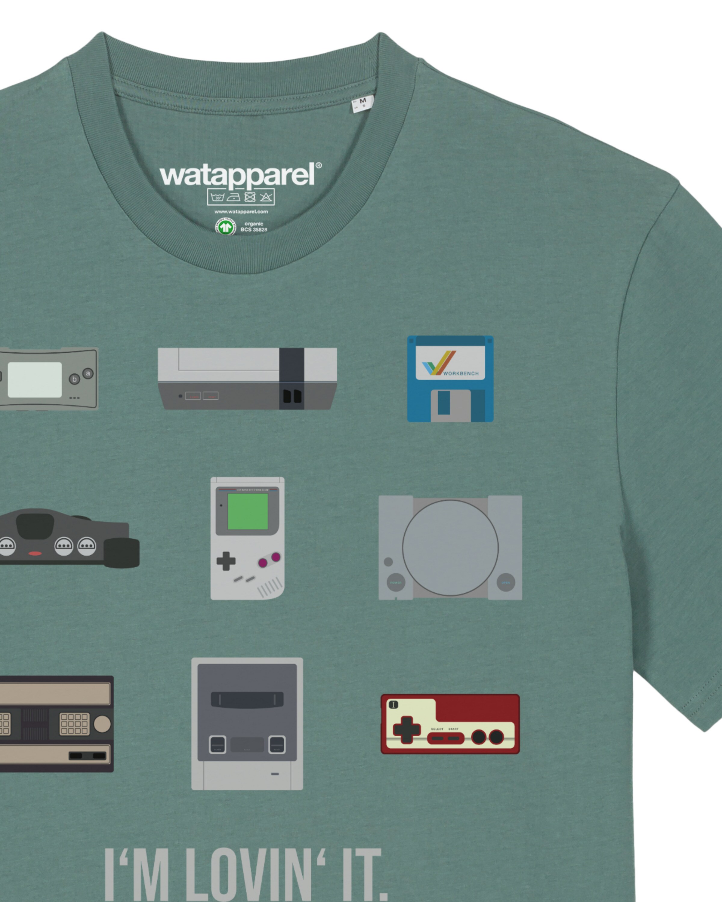 Watapparel Shirt 'Videogames' in Groen
