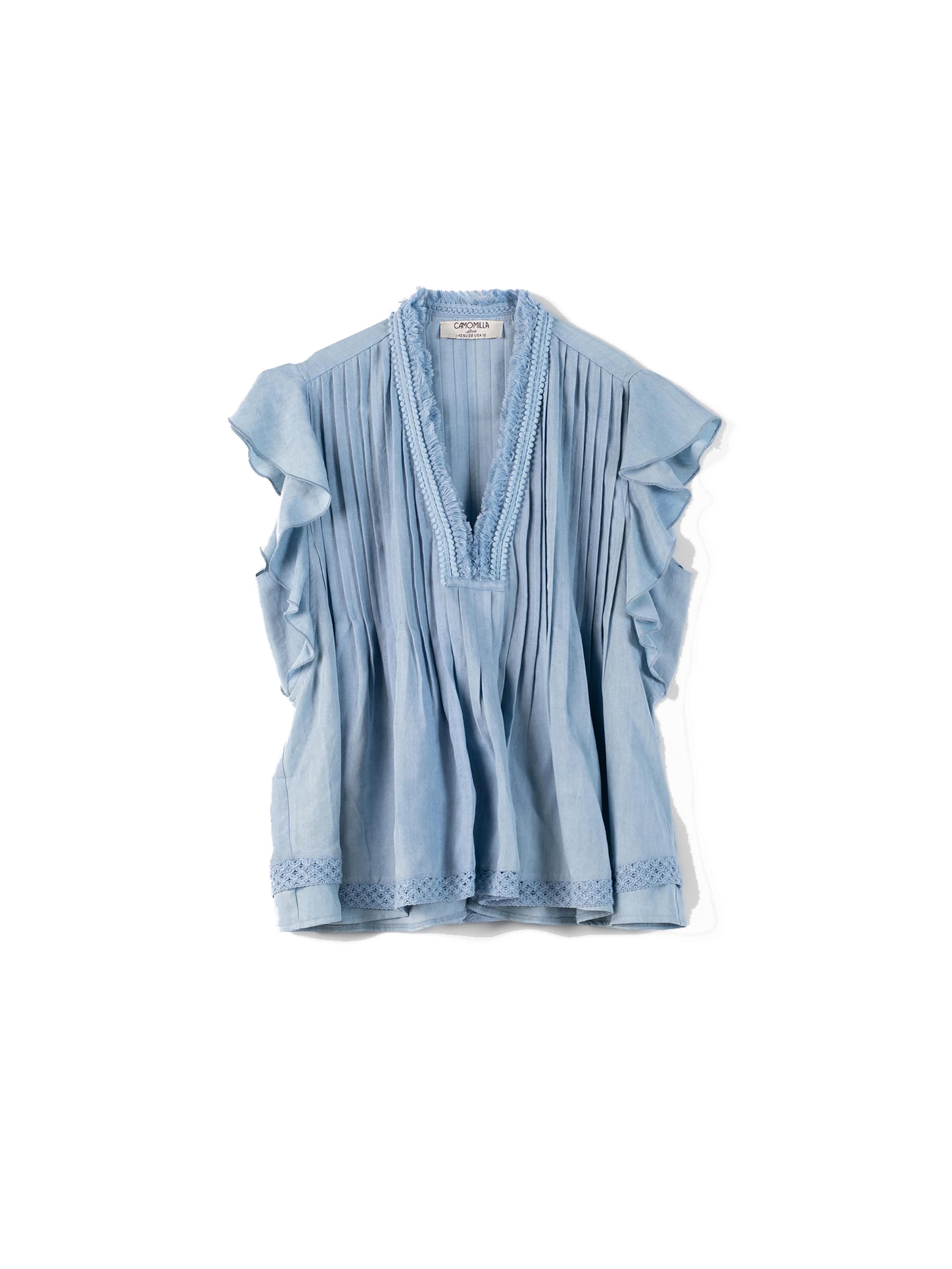 Camomilla Italia Top 'Tailer' in Blue: front